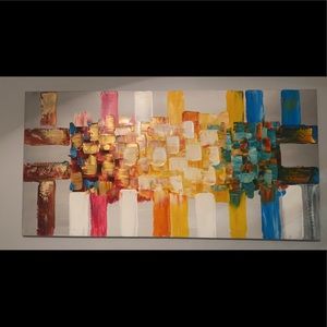 Colorful Wall art hand painted